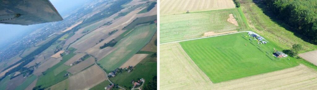 Flugplatz Luftbilder