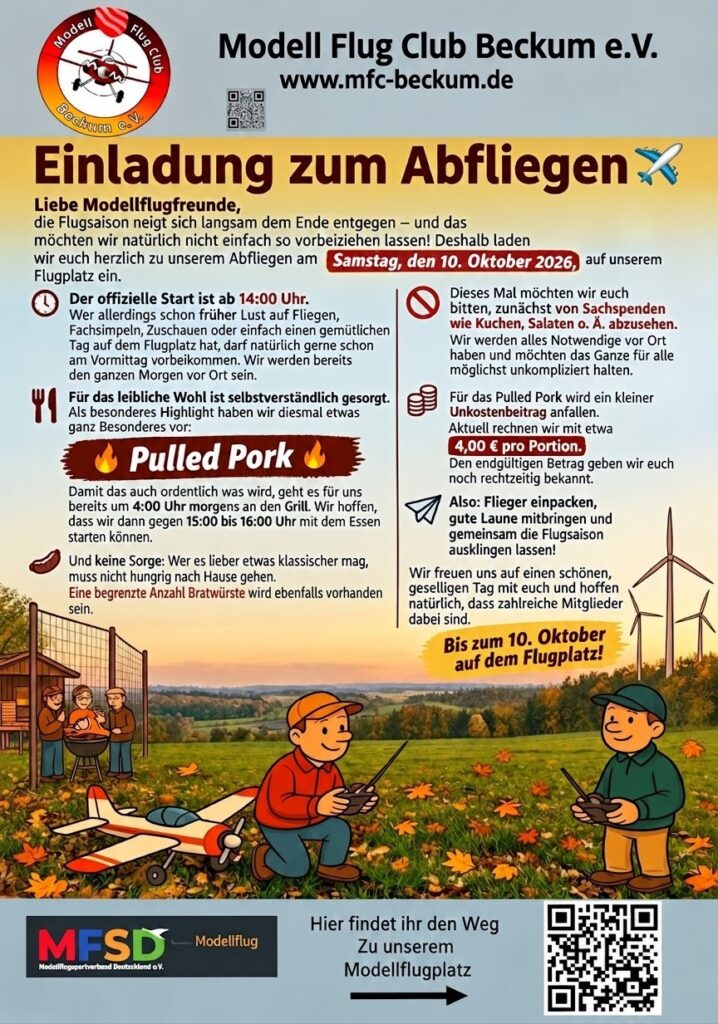 Abfliegen MFC Beckum